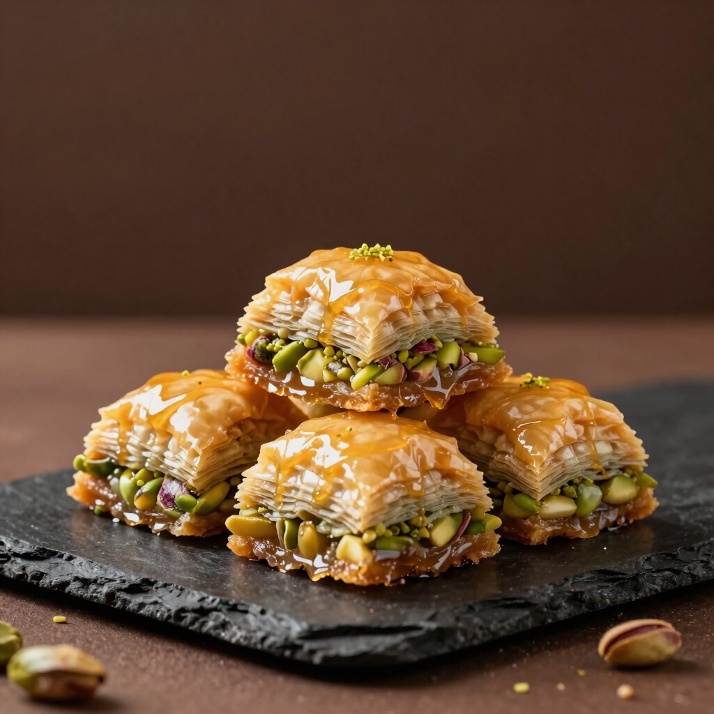 Imperial Pistachio Baklava Selection
