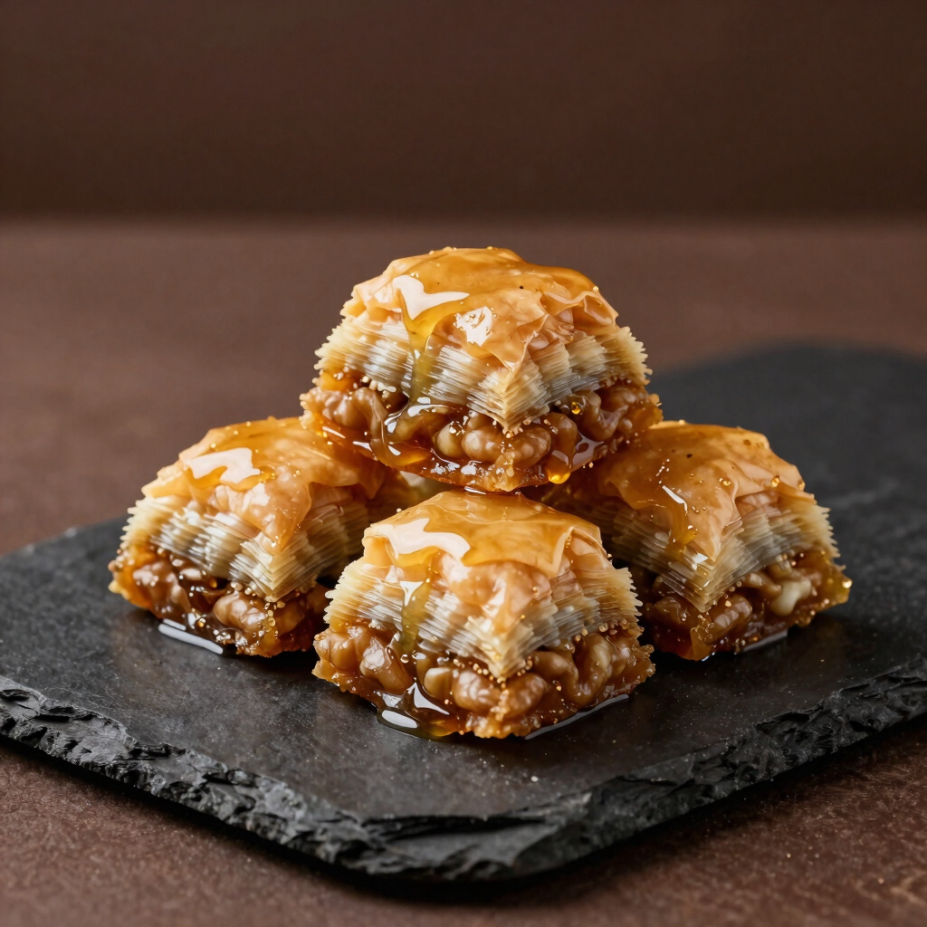 Sultan’s Gold Leaf Walnut Baklava