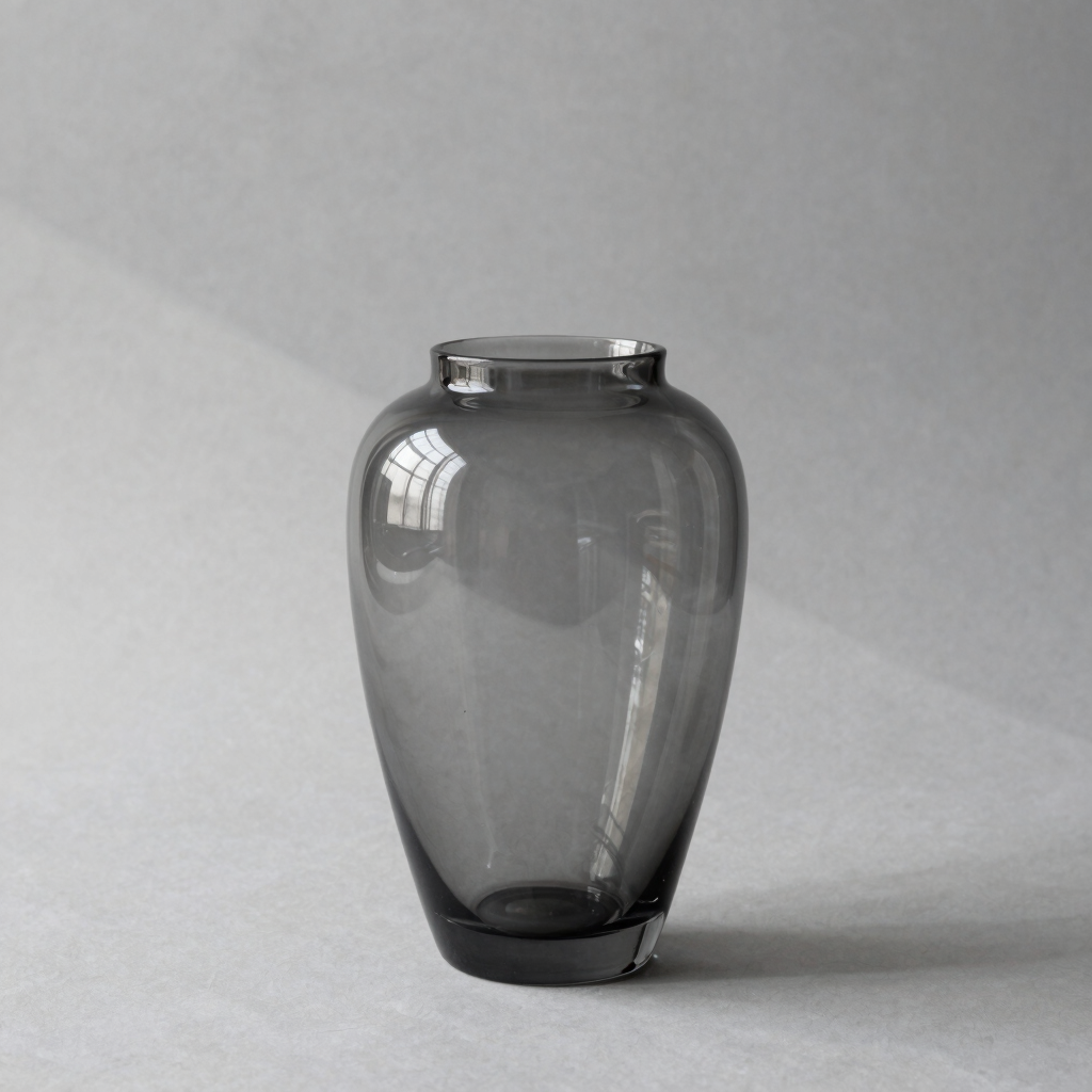 Coba Smoked Glass Vase