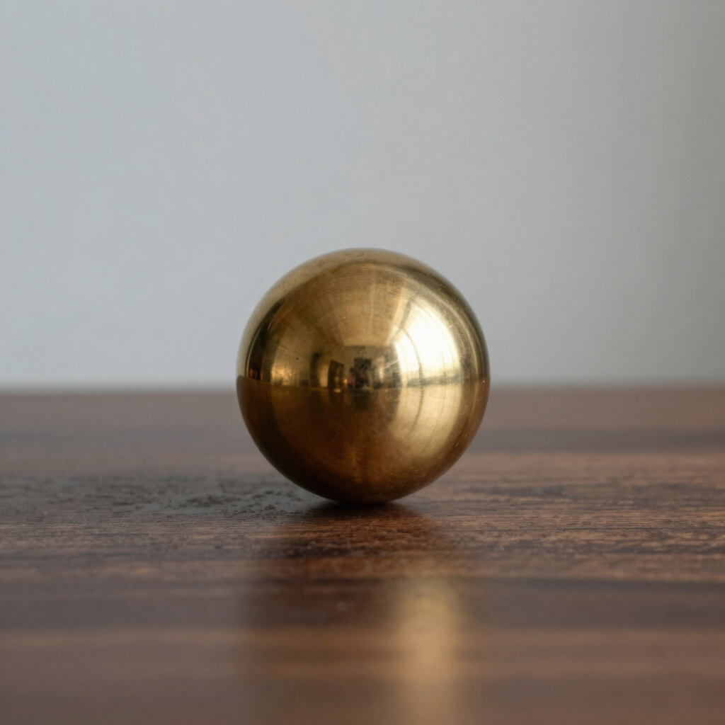 Solid Brass Geometric Desk Weight