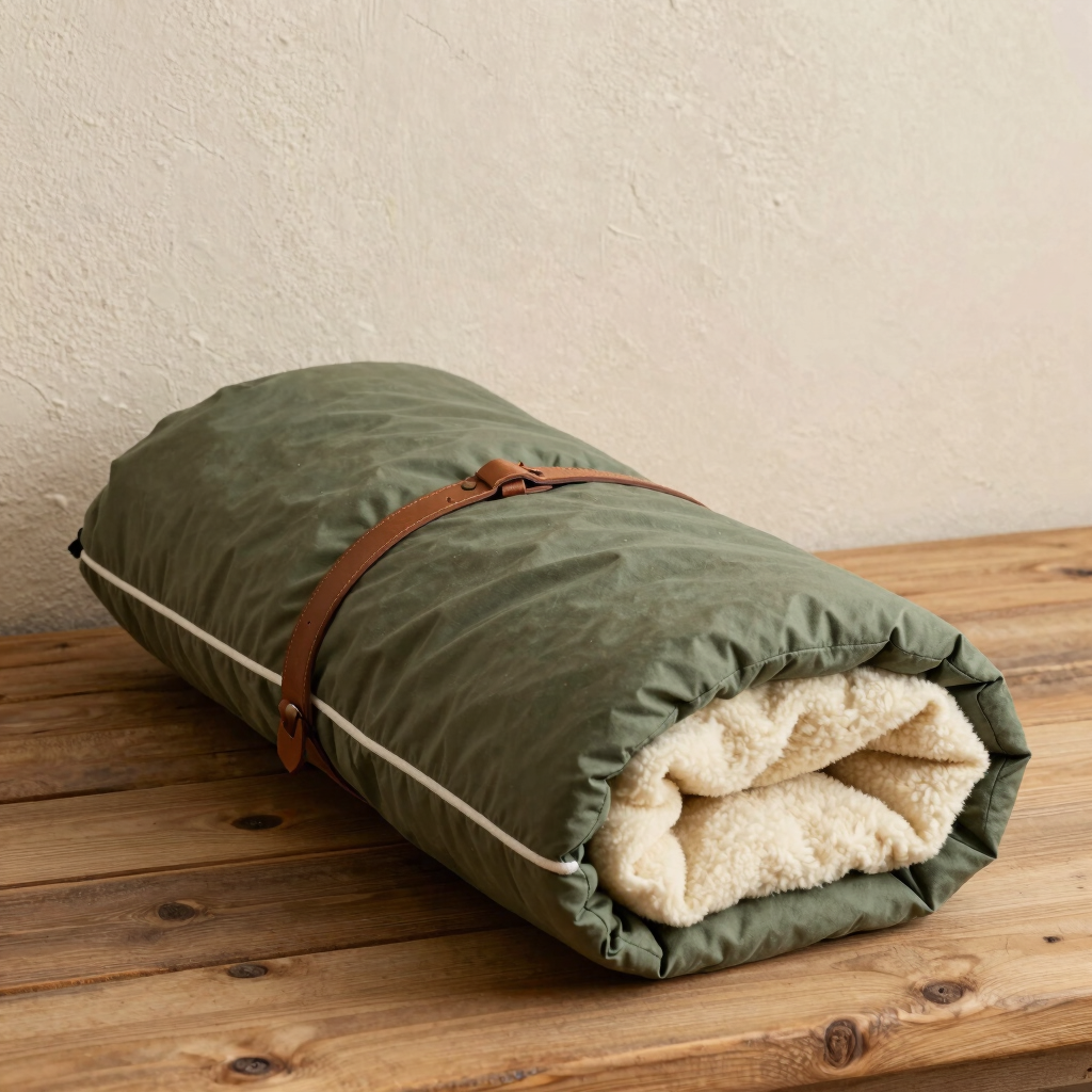 Sac de Couchage en Laine et Toile