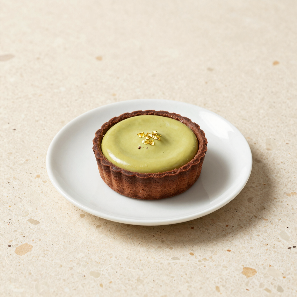 Tartaleta de Cacao y Pistacho