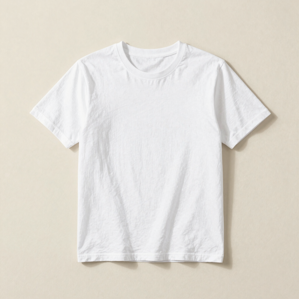 Camiseta Algodón Orgánico Crudo