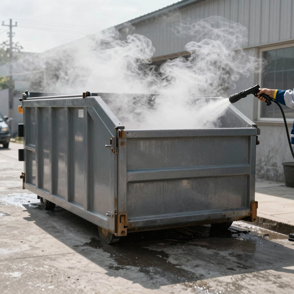 Commercial Waste Bin Clean