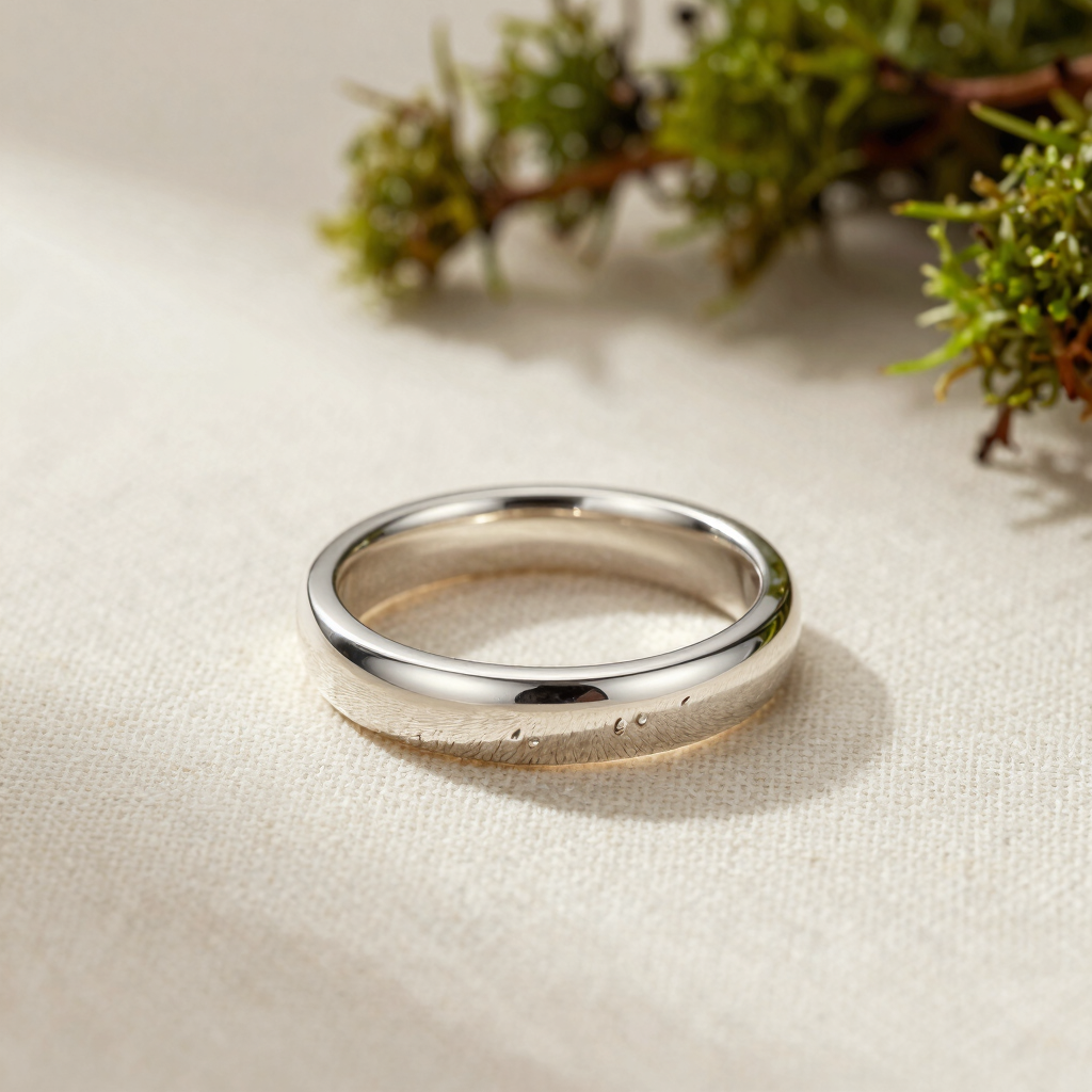 The Silk Ribbon Silver Band