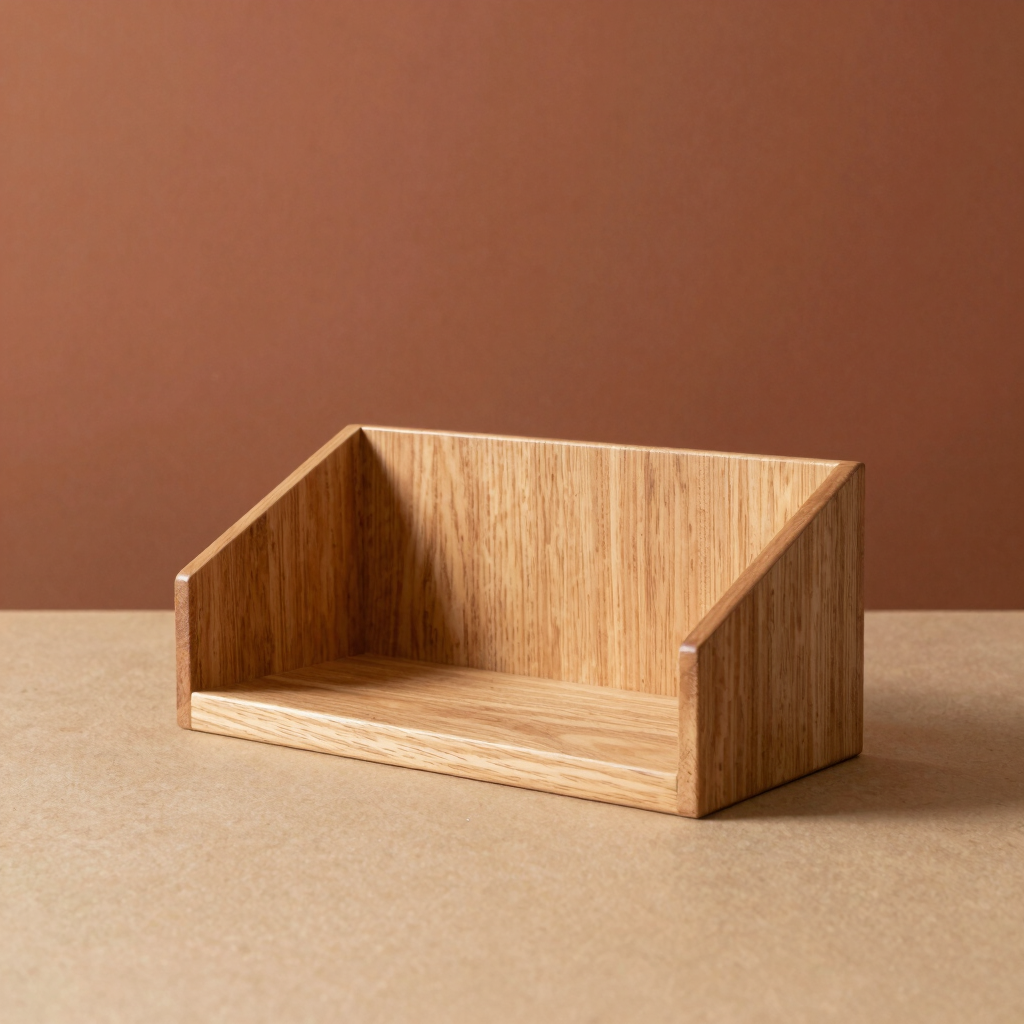 Organiseur de Bureau en Bois de Hêtre
