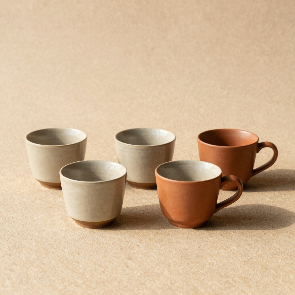 Ensemble de Tasses à Café en Céramique