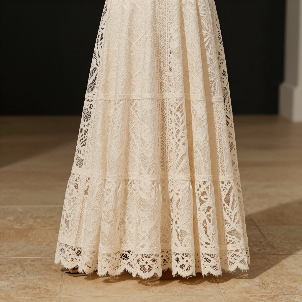 Seraphina Lace-Panelled Maxi