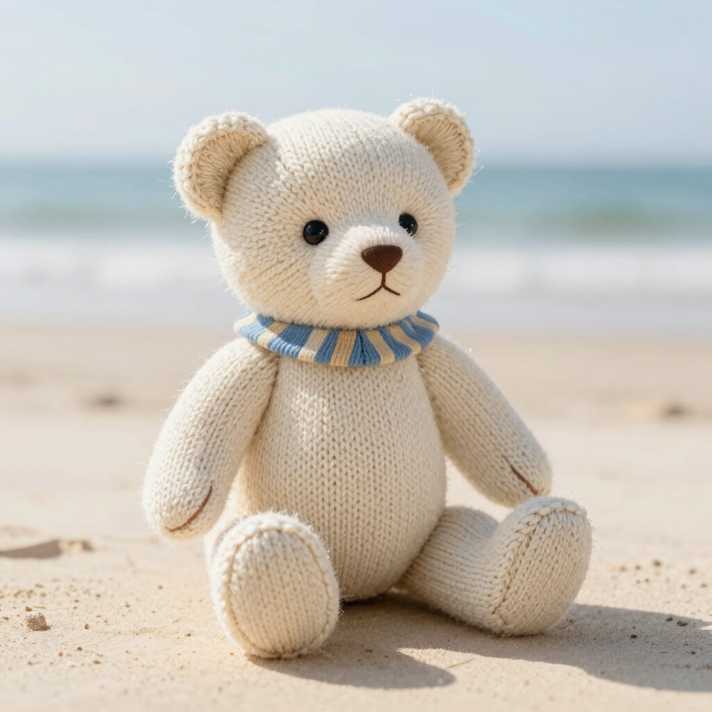 Coastal Stripe Knit Teddy