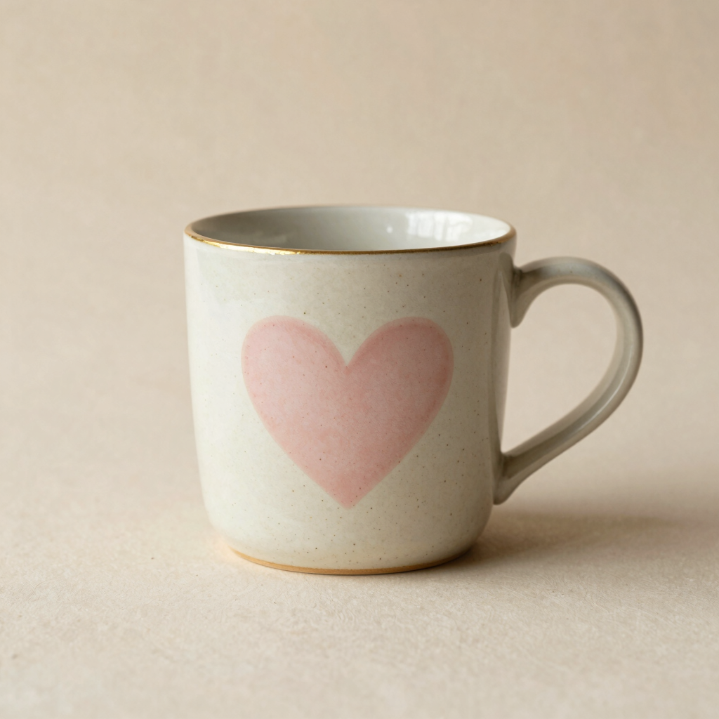 Cozy Heart Ceramic Mug