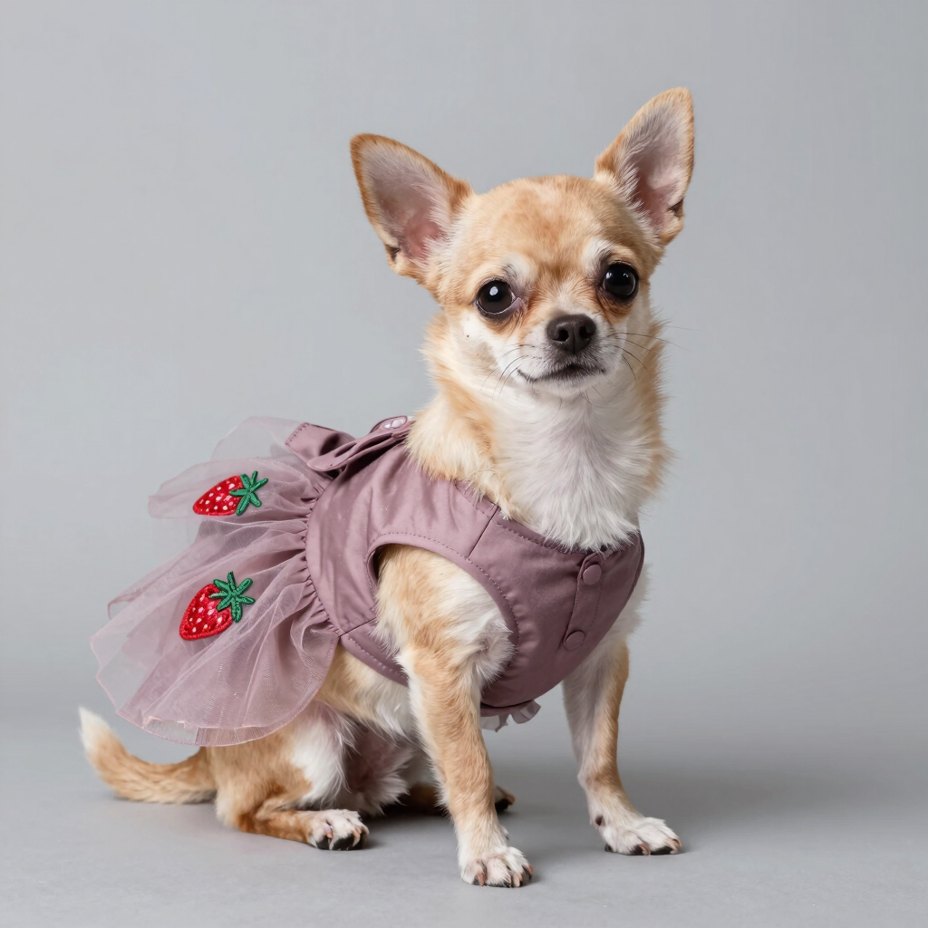 Vestido de Tul Fresa Coqueta