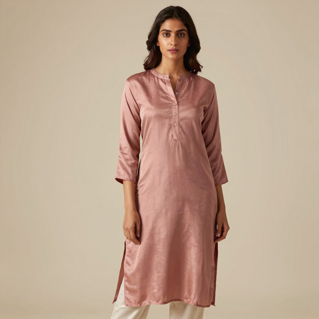 Gulabi Silk Kurta Set