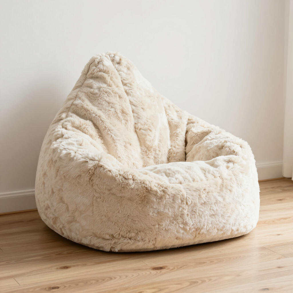 Alba Patterned Faux Fur Lounger