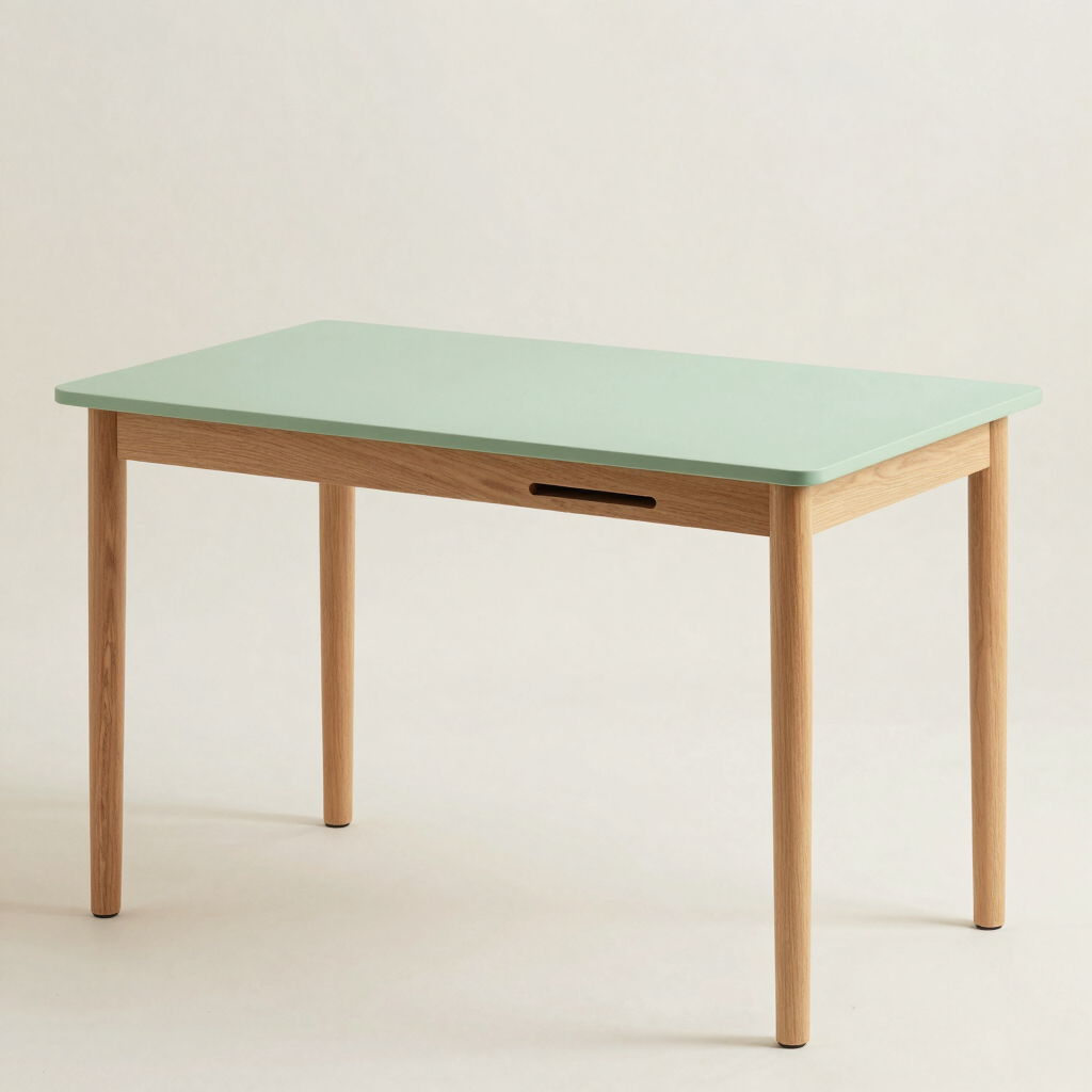 Milo Pastel Oak Gaming Desk