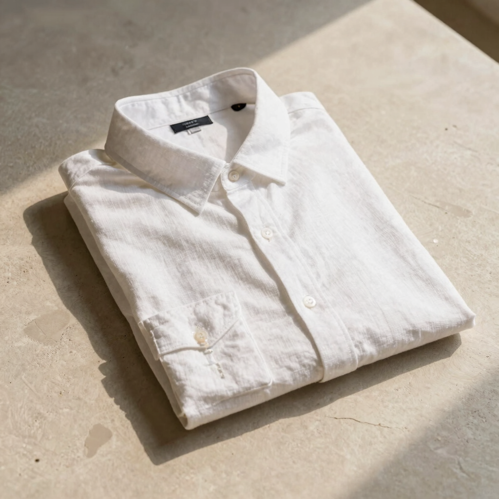 Atlas Linen Mandarin Shirt
