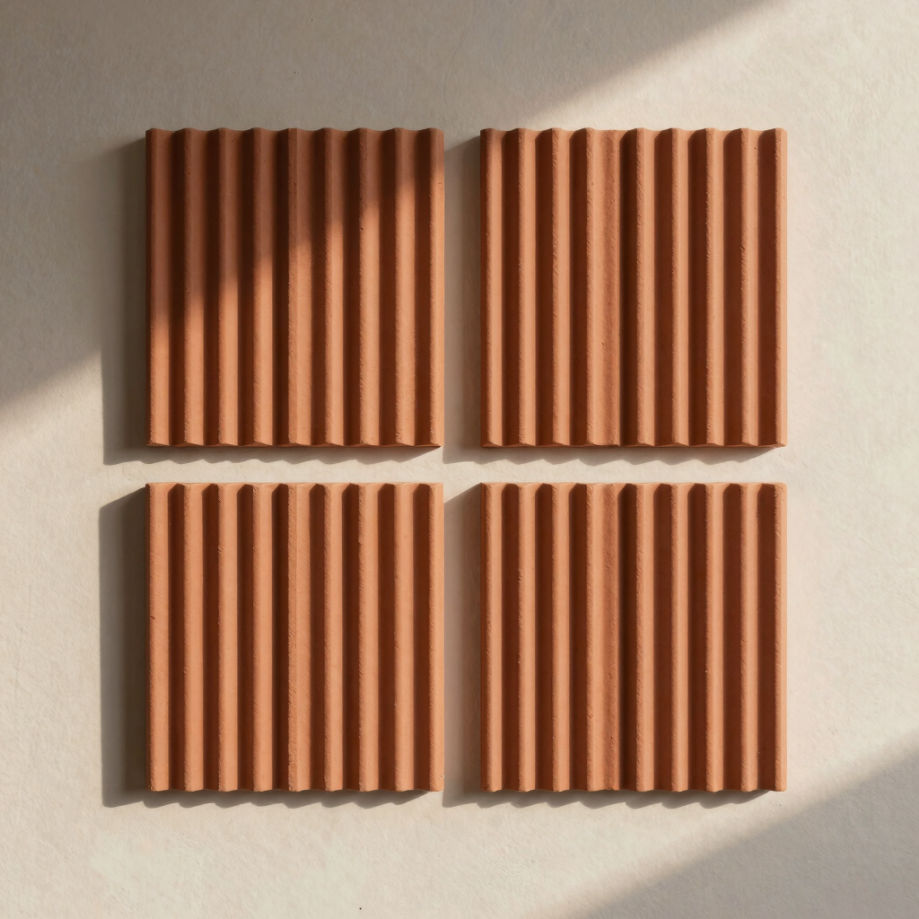 Kip Ribbed Acoustic Felt Tile Set