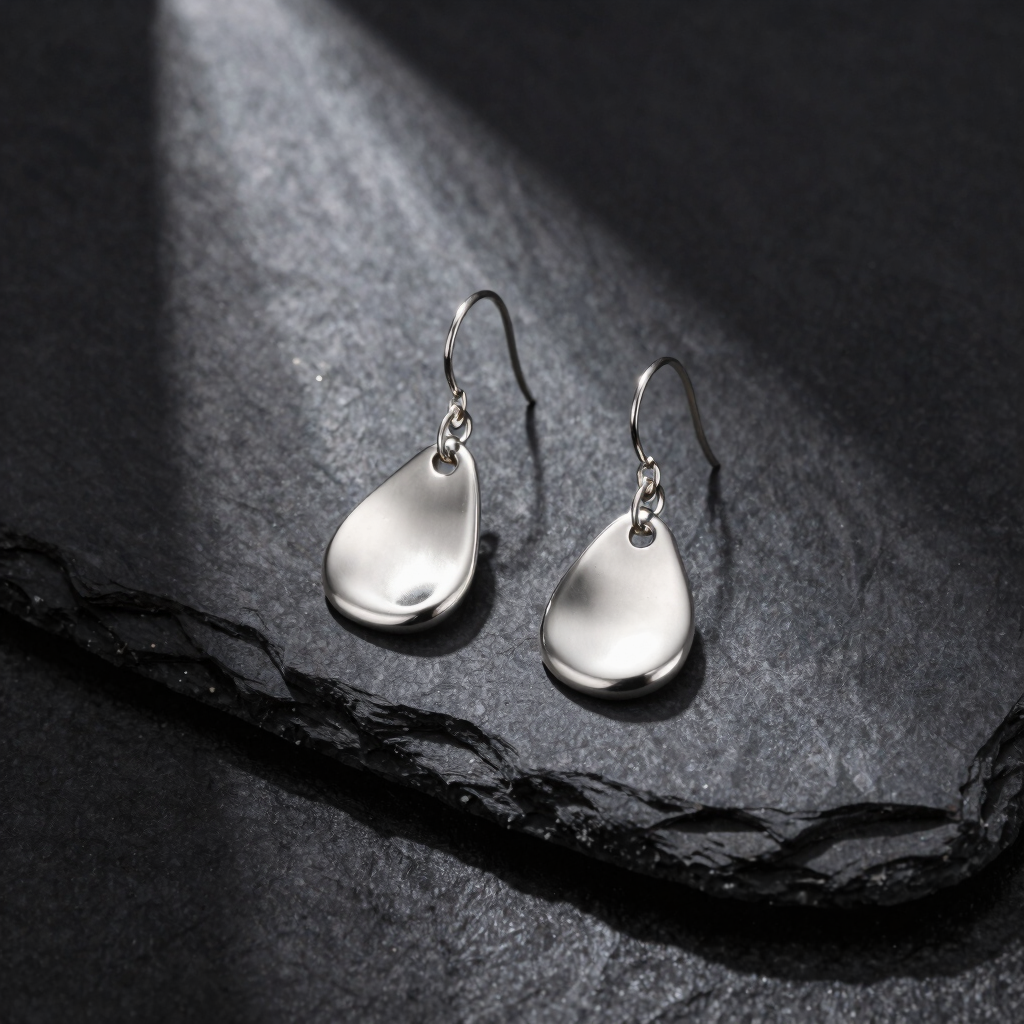 Molten Ore Drop Earrings