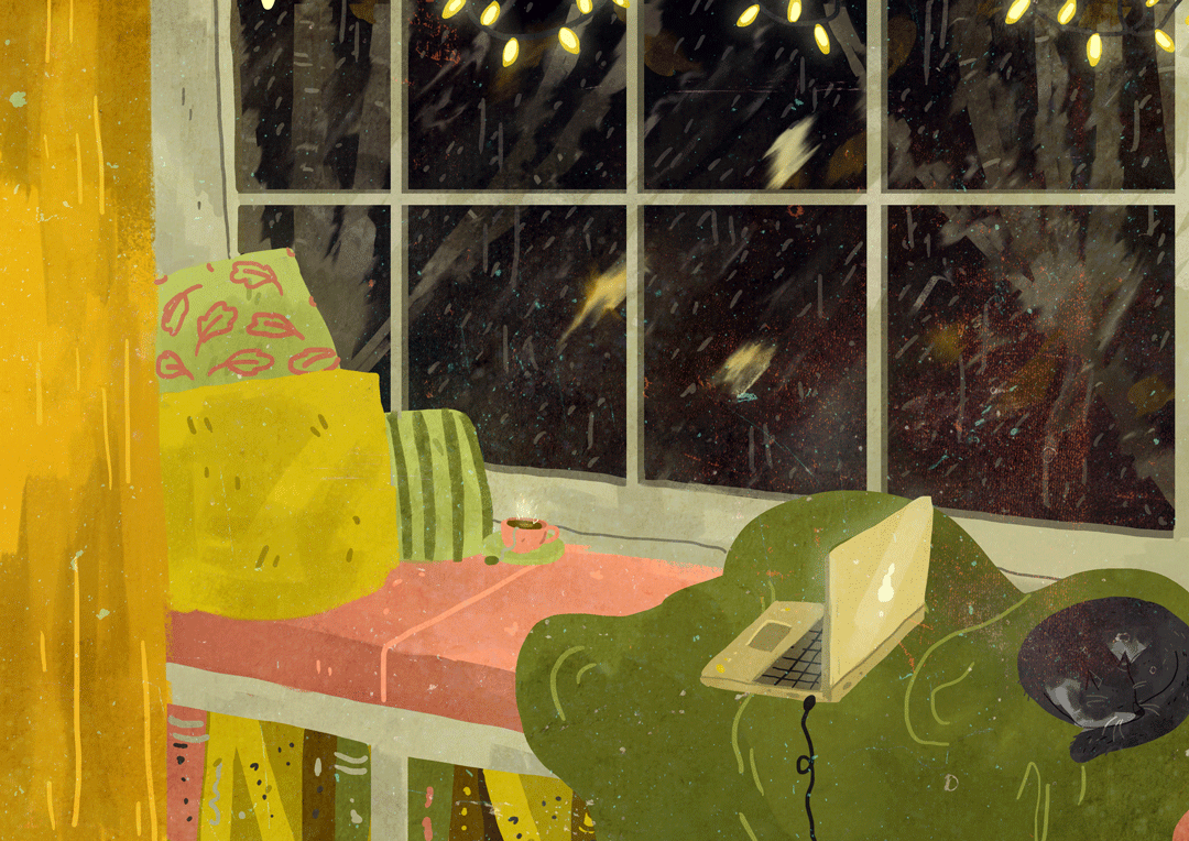 black blue and yellow textile