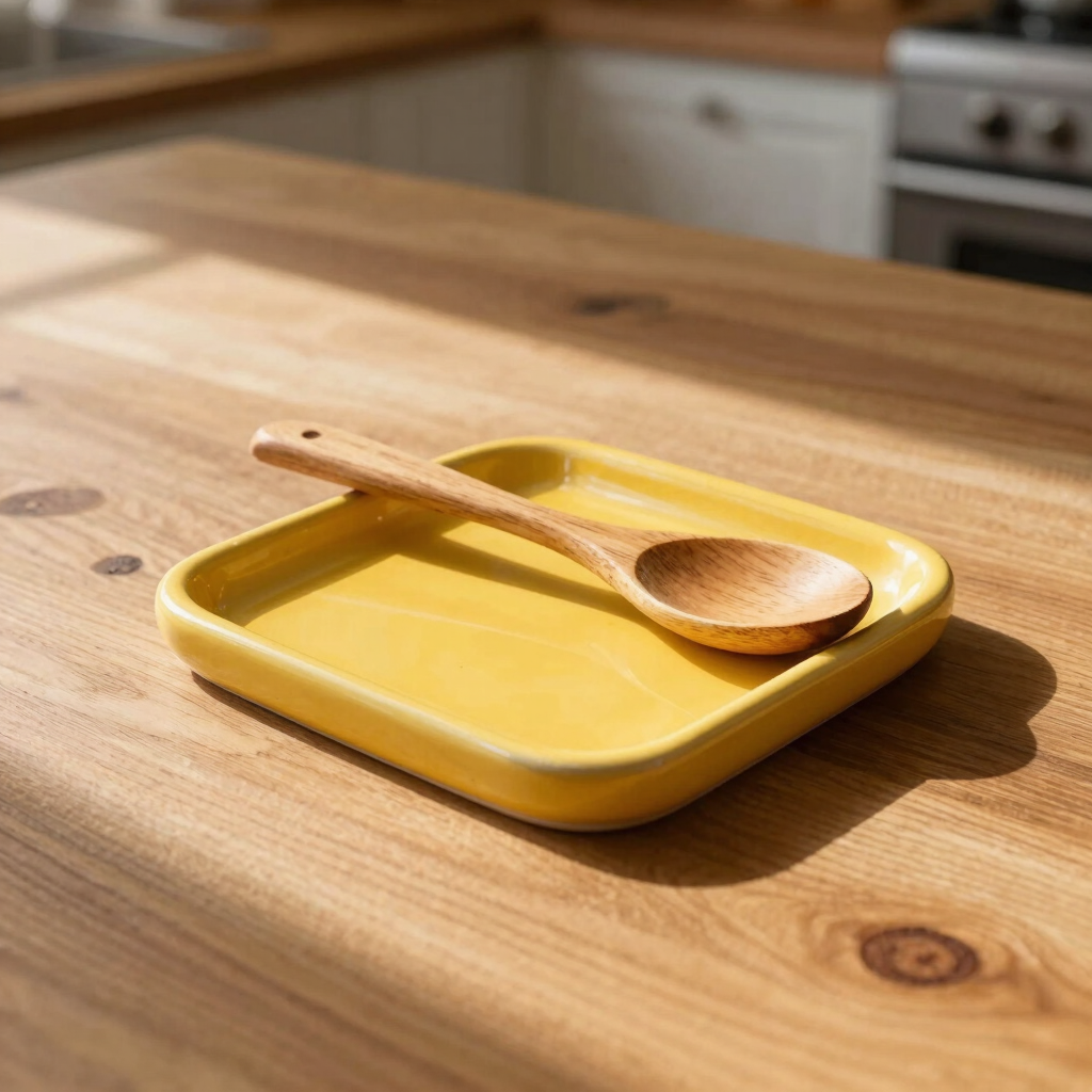 Cozy Ochre Spoon Rest