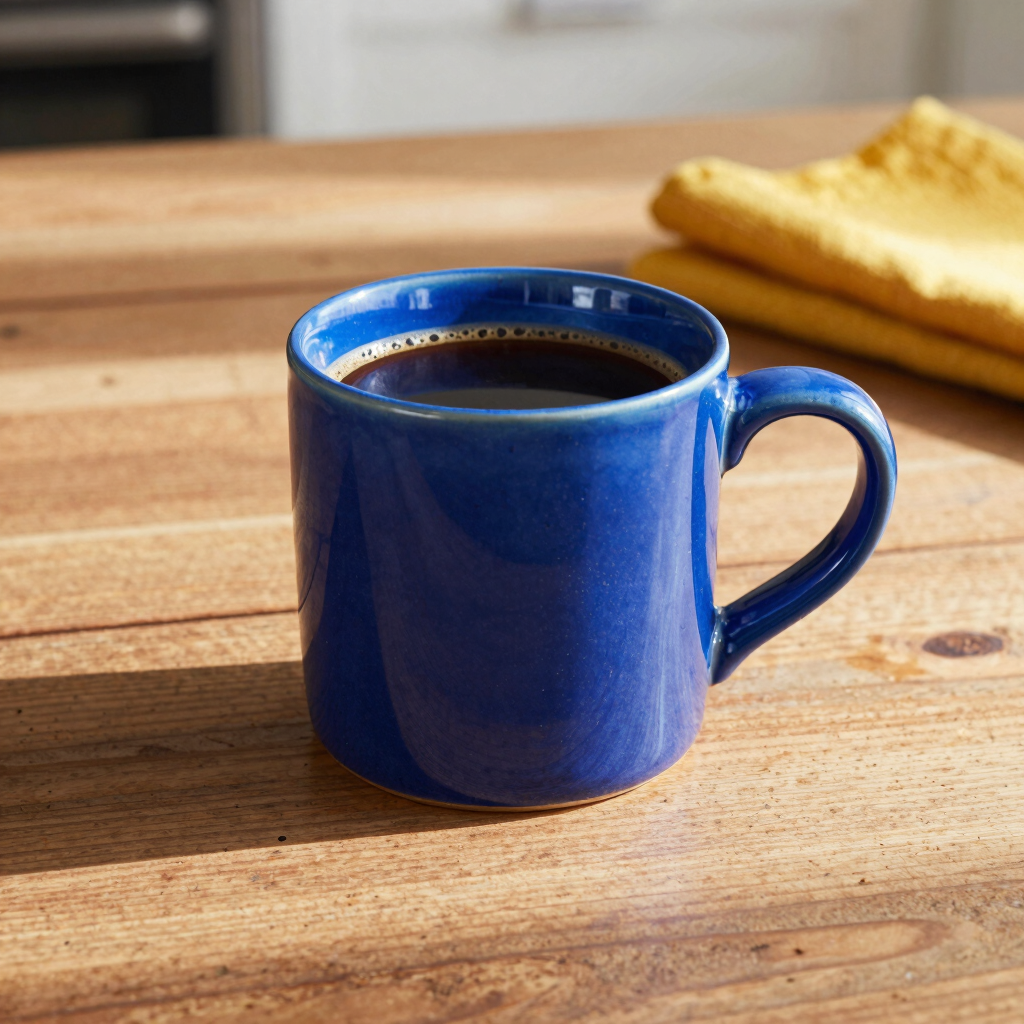 Cobalt Blue Morning Mug