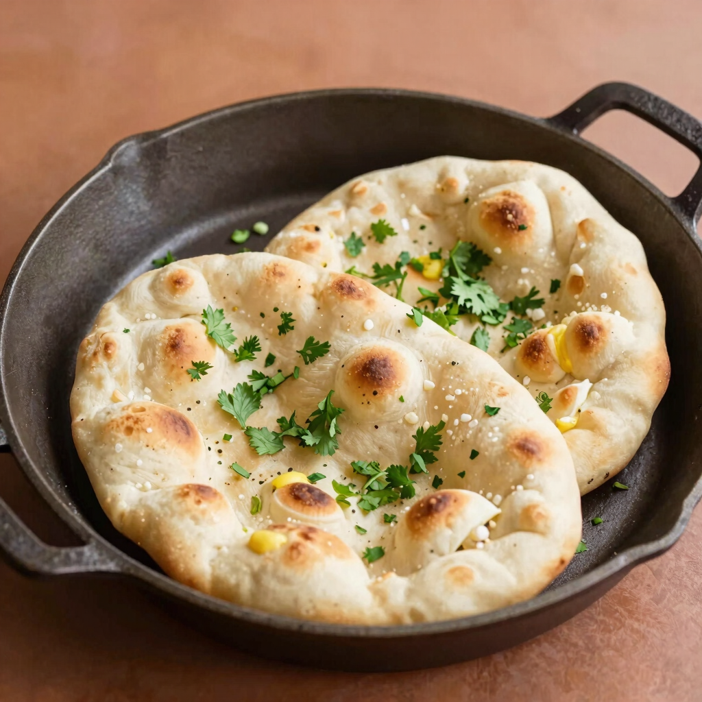 Tawa Garlic Butter Naan Pair