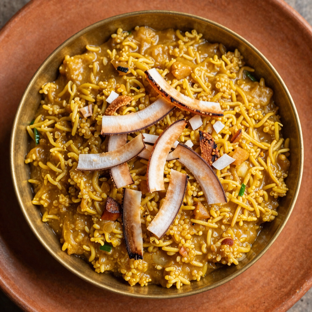 Bengali Cholar Dal with Coconut