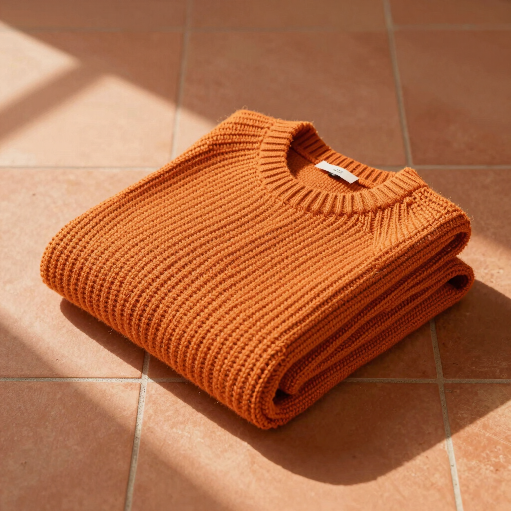 Chunky Merino Waffle Sweater