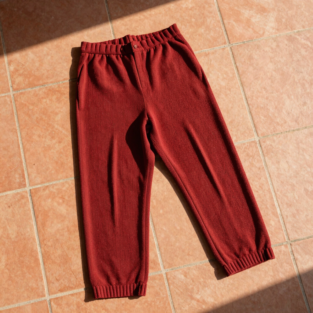 Ribbed Cotton Lounge Pant