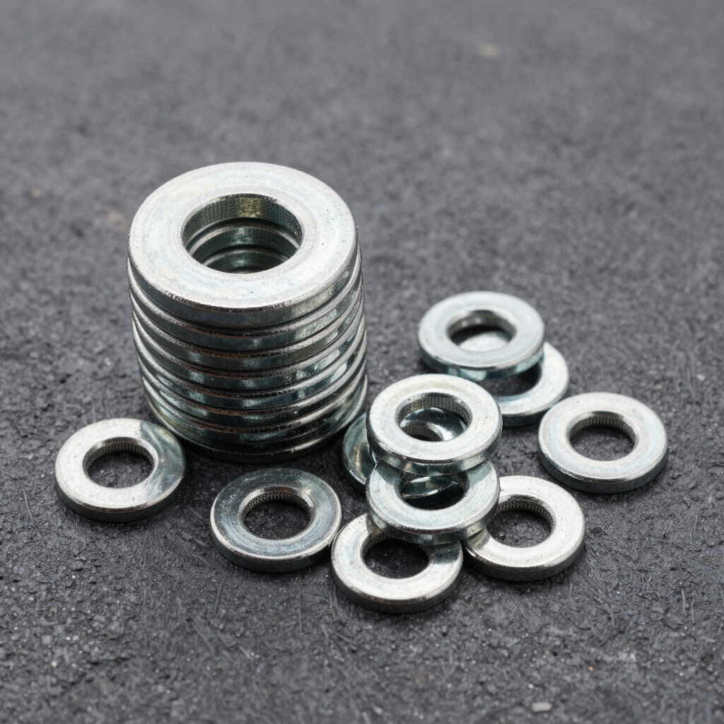 Zinc-Plated Flat Washers Bulk Box