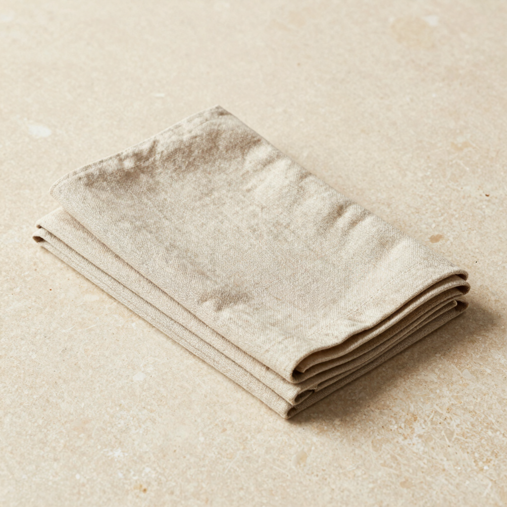 Leinen-Servietten Sand 4er-Set