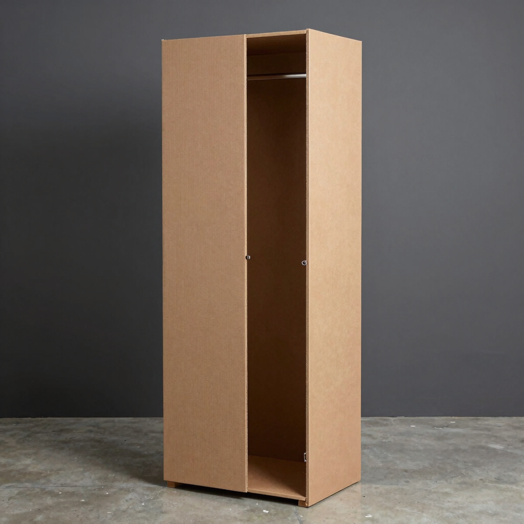 Caja Ropero con Barra Metálica