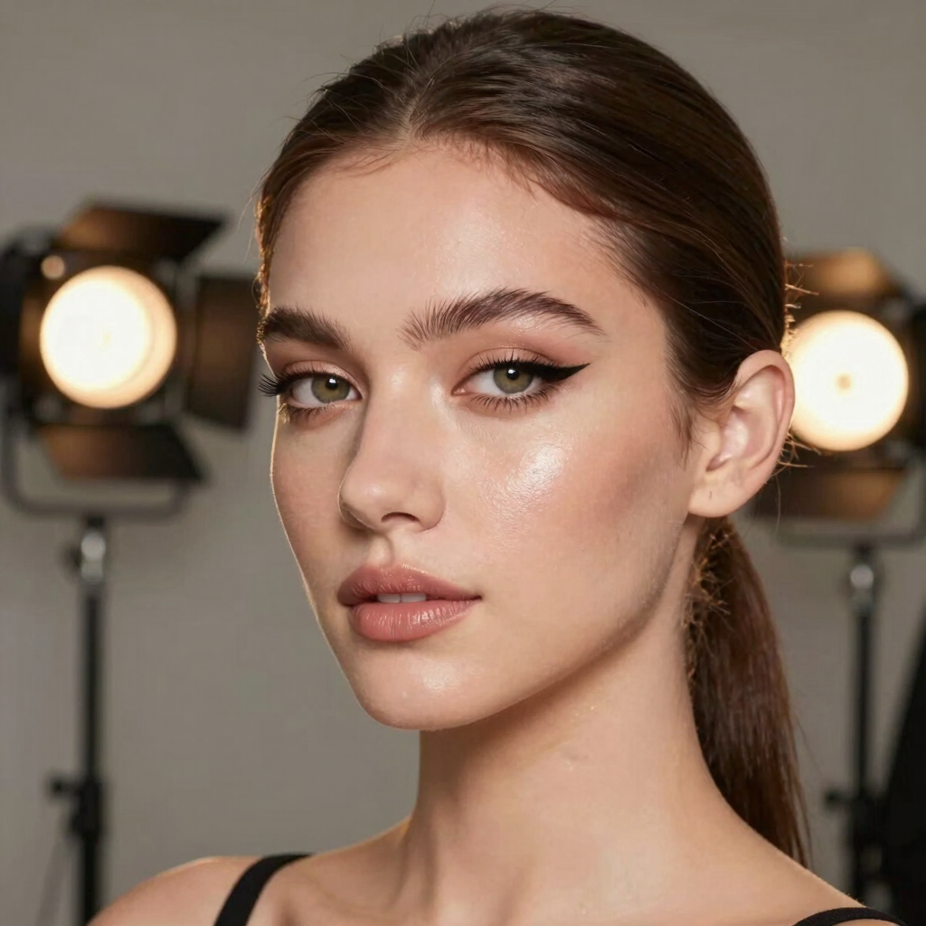 High-Fashion Evening Makeup