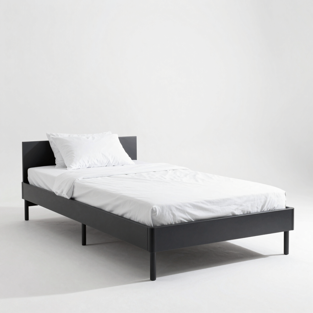 Sleek Gas Lift Double Storage Bed