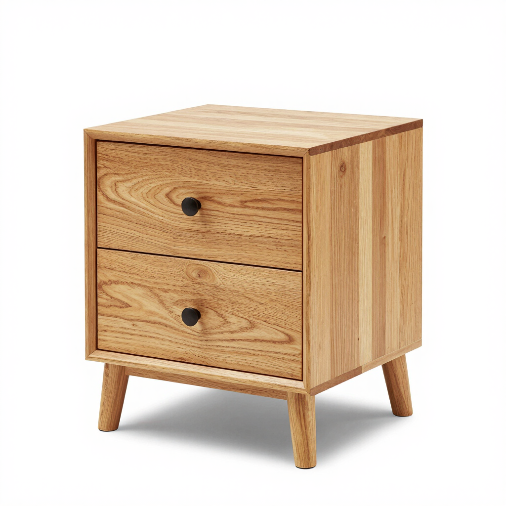 Metro 2-Drawer Bedside Table