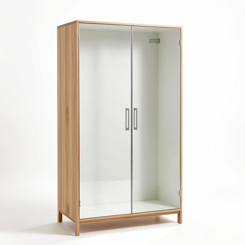 Portland Mirrored Double Wardrobe