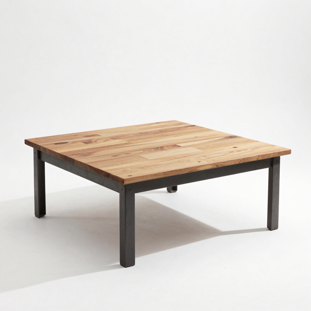 Loft Industrial Wood Coffee Table