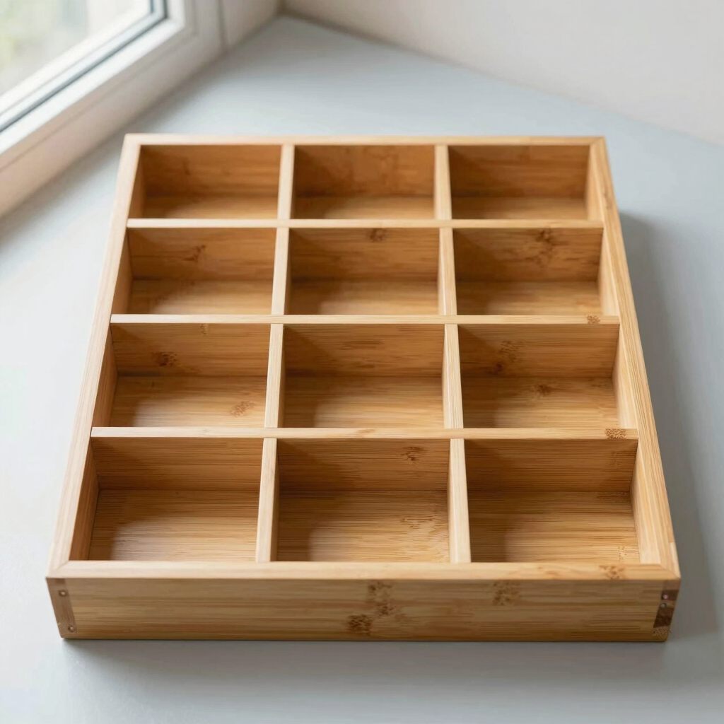 Modular Bamboo Drawer Organizers