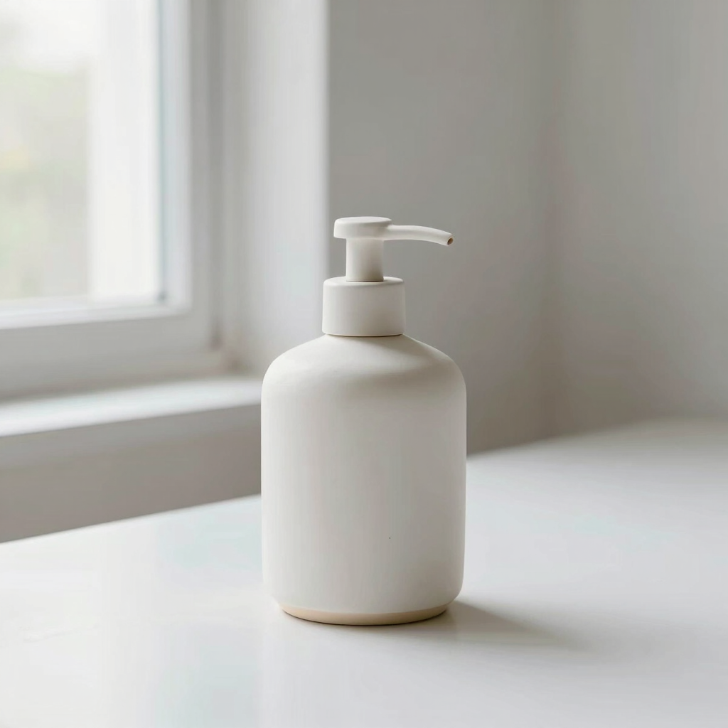 Minimalist Ceramic Soap Dispenser