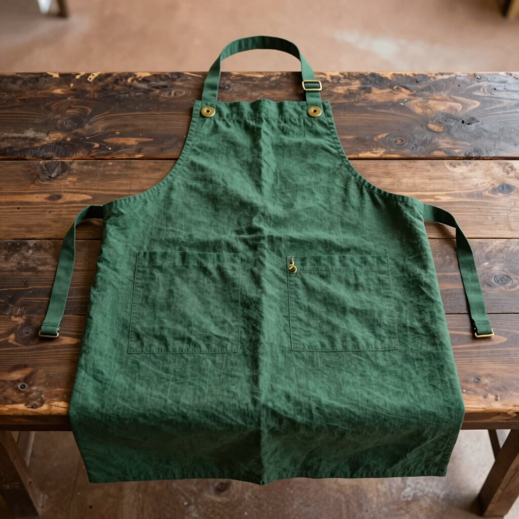 Washed Linen Gardening Apron