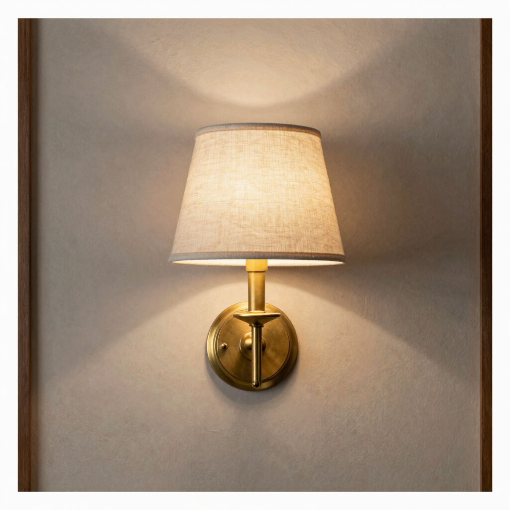 Vesper Articulated Fabric Wall Light