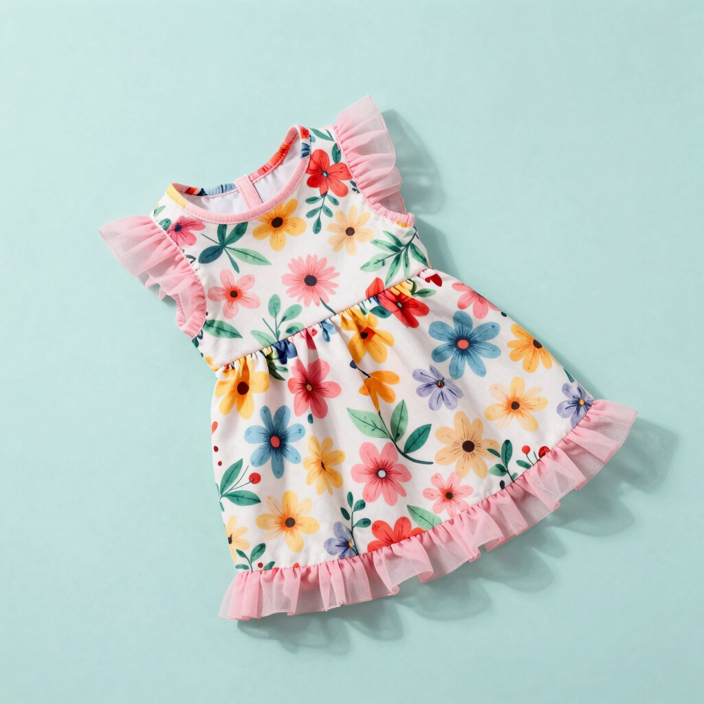 Vestido Primavera con Olanes