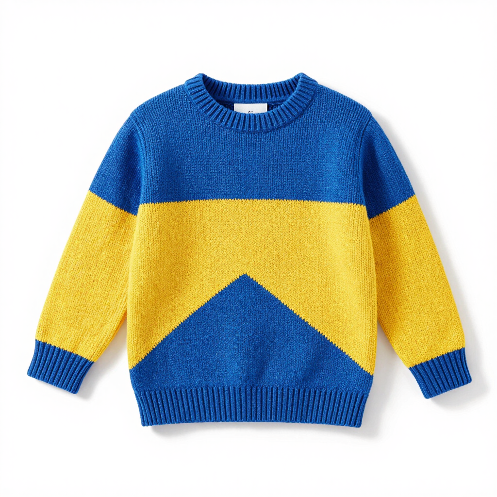 Primary Block Knit Sweater