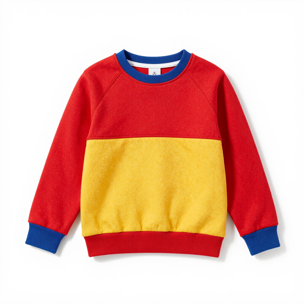 Tri-Color Raglan Sweatshirt