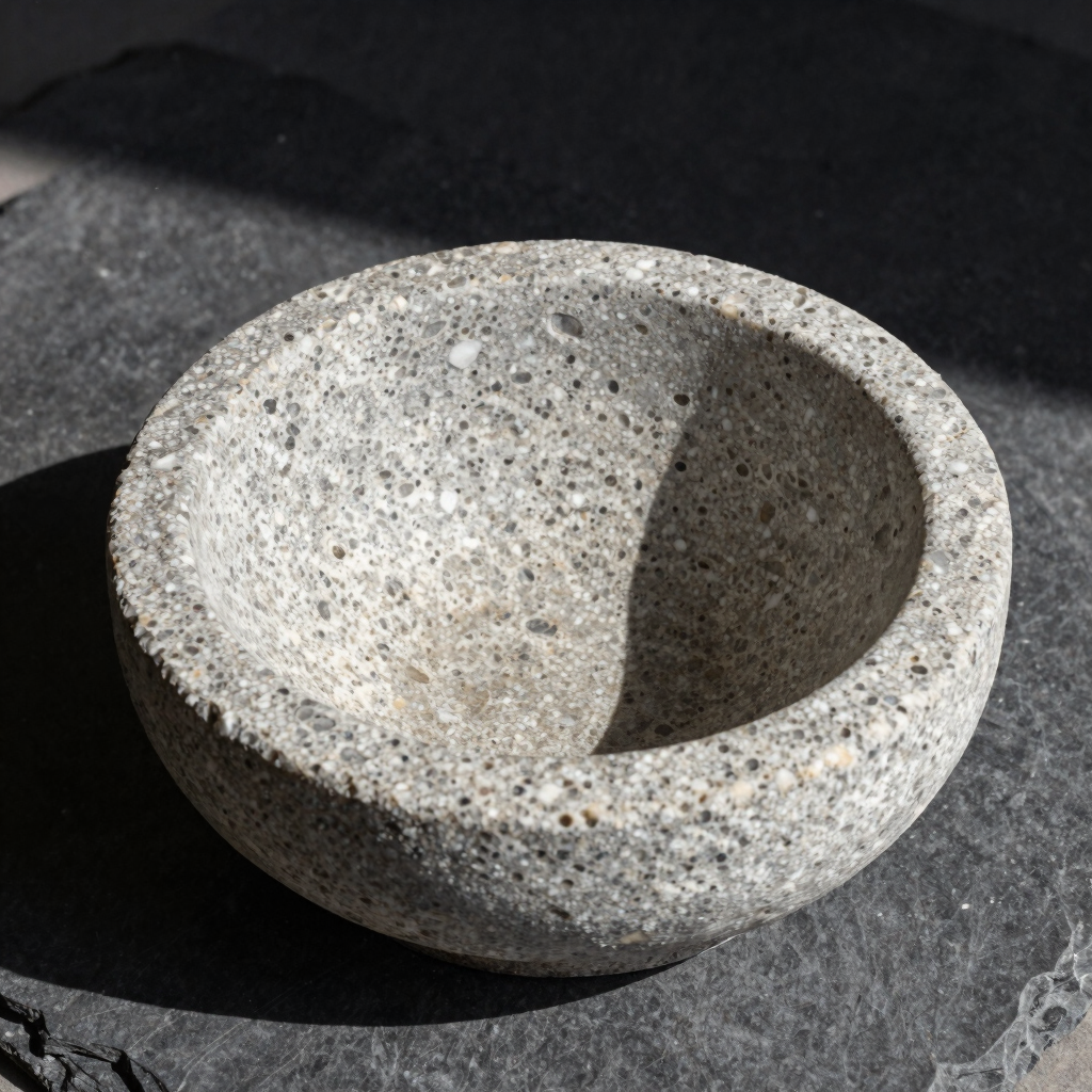 Travertine Catchall Bowl