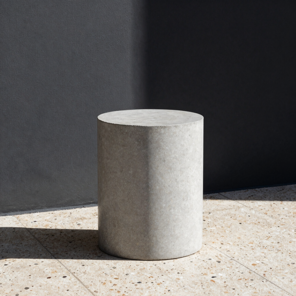 Monolithic Concrete Side Table