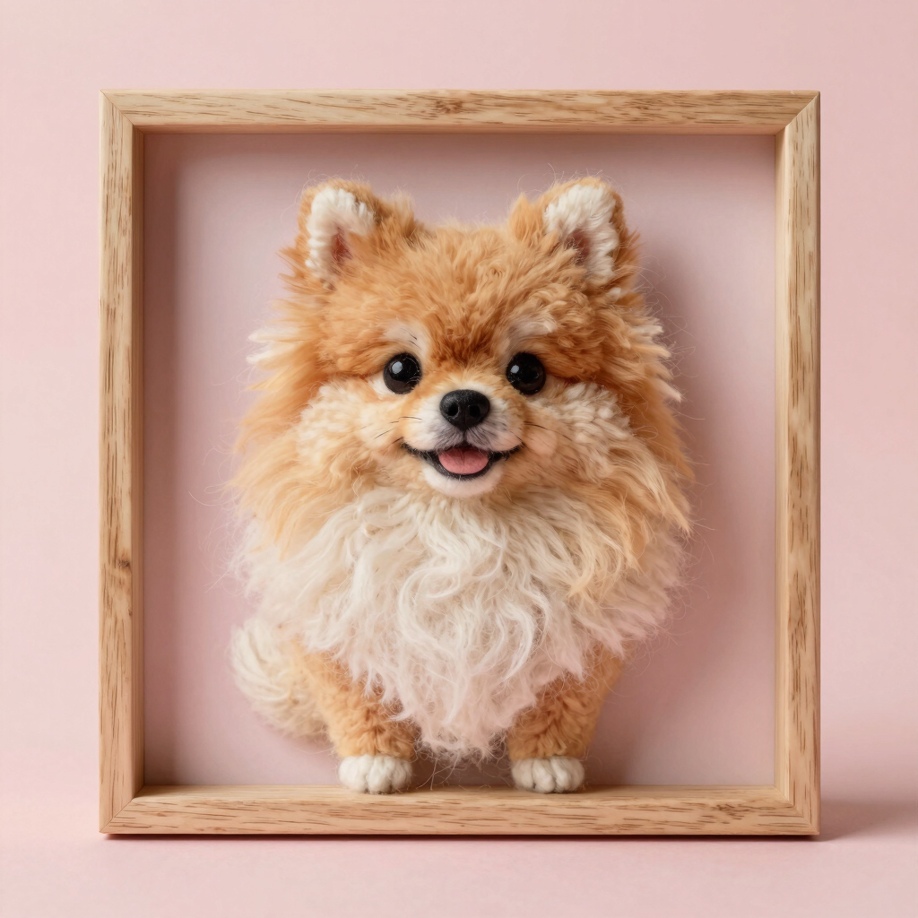 Cuadro de Mascota Pelo Largo