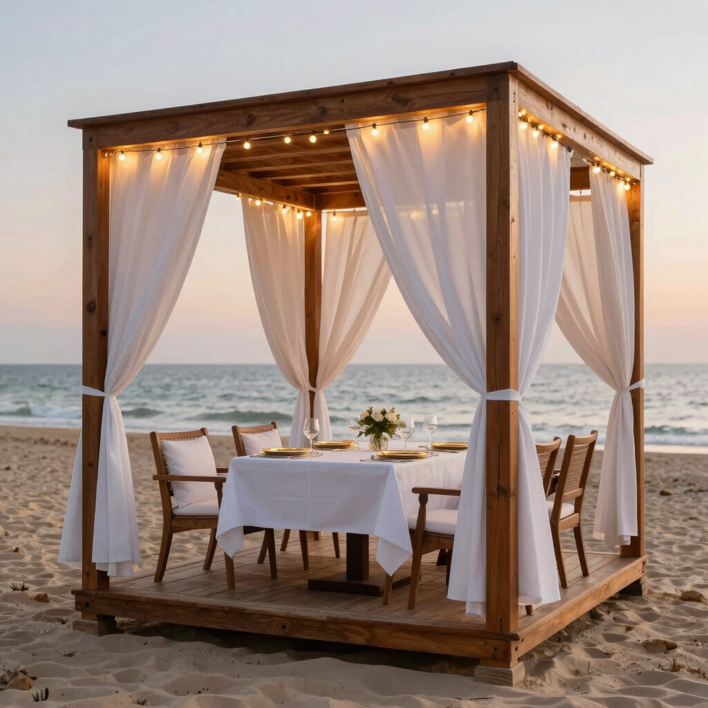 Private Beachfront Cabana Dinner