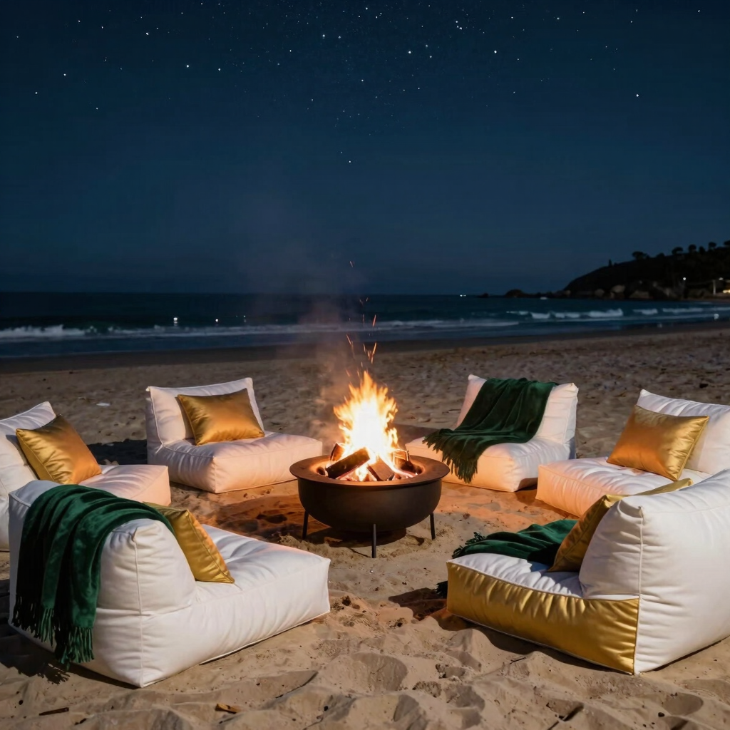 Private Duneside Bonfire