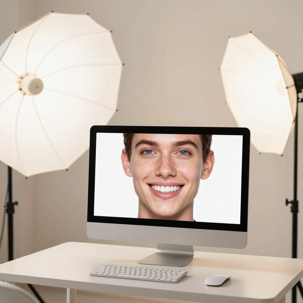 تصميم ابتسامة هوليوود الرقمية