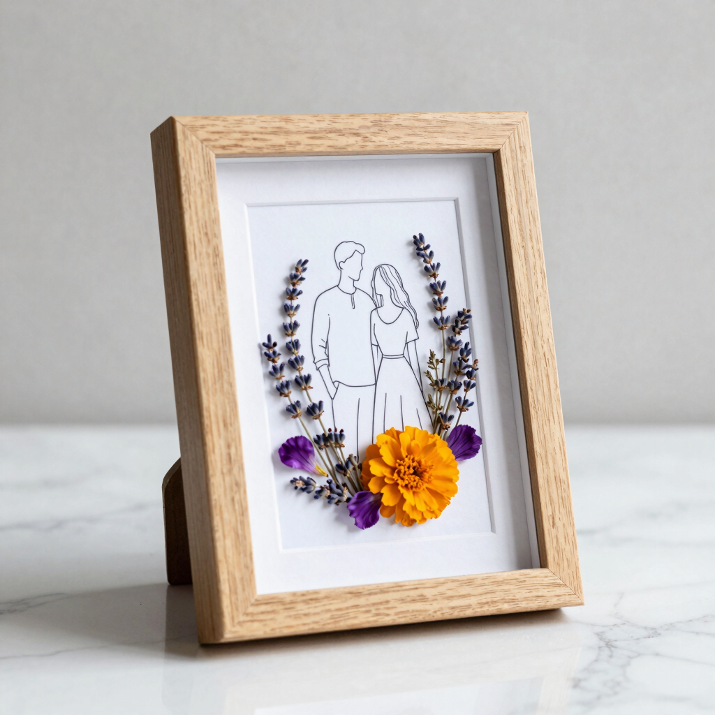 Eternal Bloom Couple Frame